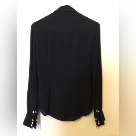 True Religion Black Button Down Shirt - Picture 4 of 15